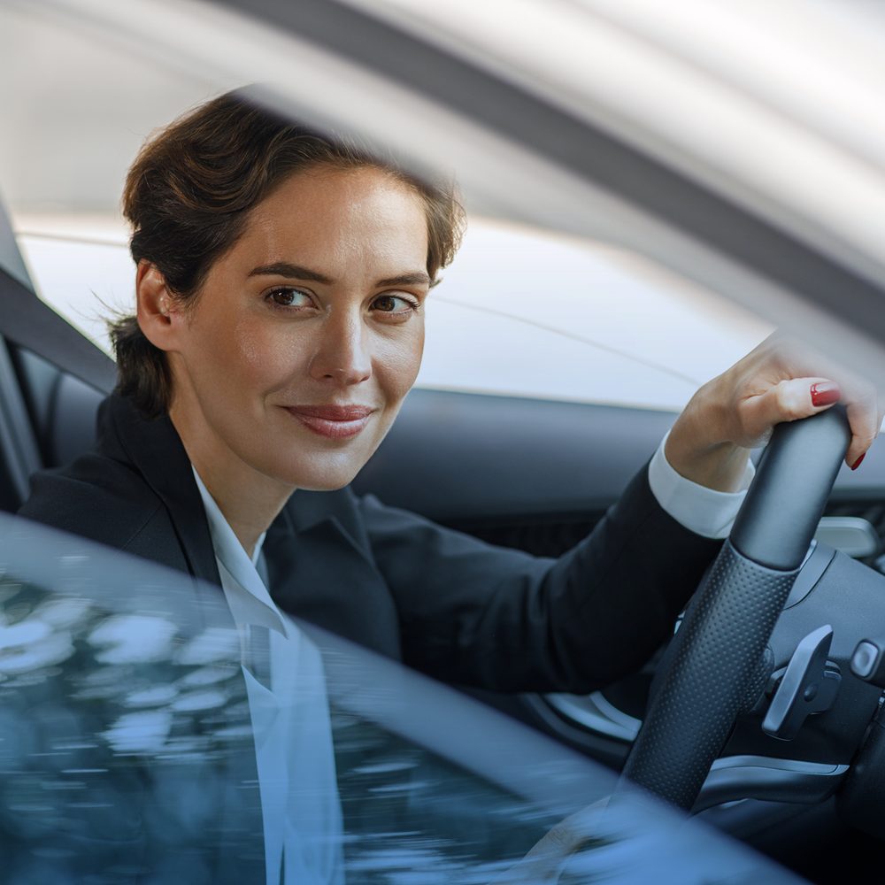 Employee booking a pool vehicle through Commander on a laptop